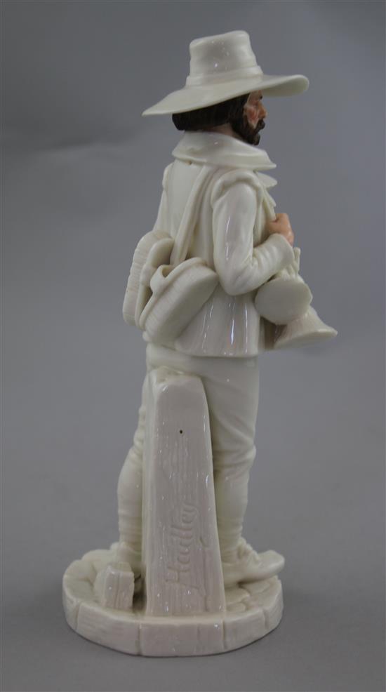 A Royal Worcester figure of The Brush Seller, modelled by James Hadley, 18.5cm